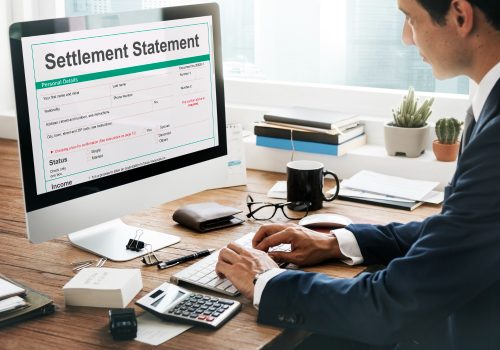 settlement-statement-form-financial-concept